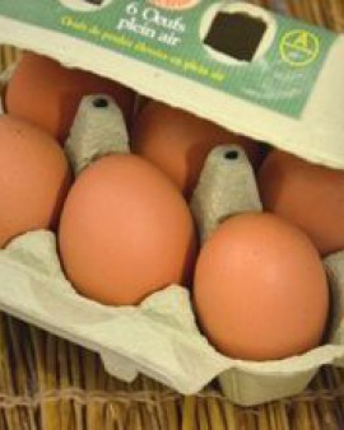 Boite de 6 oeufs