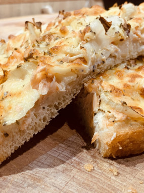 Bruschetta au saumon