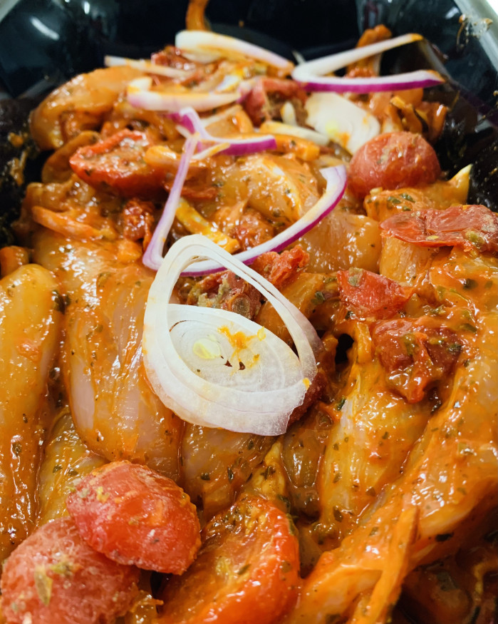 Aiguillettes de poulet Tomate Origan