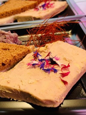 Assiette de foie gras maison