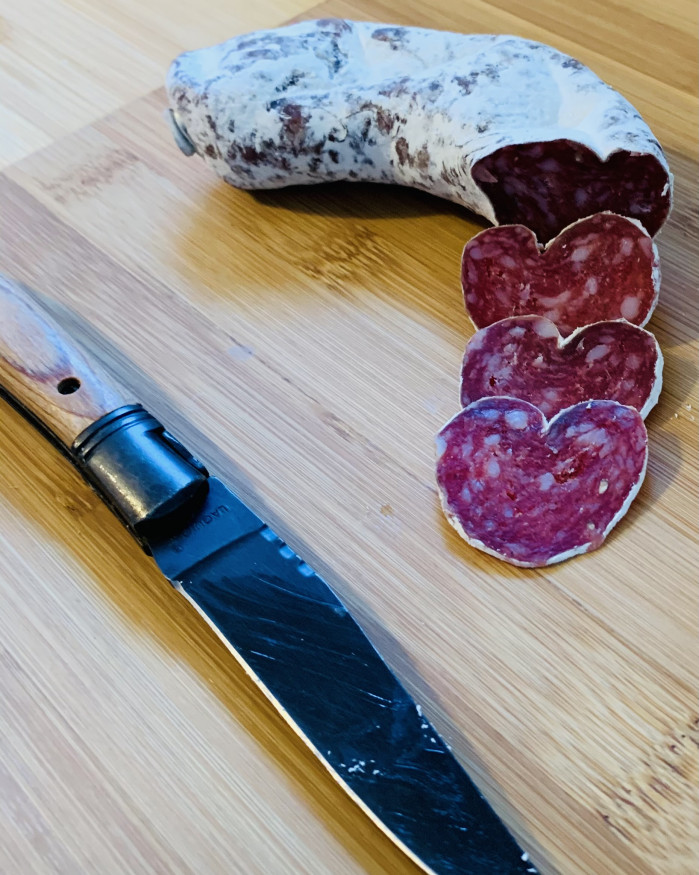 Saucisse à la perche